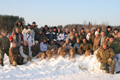 Фото Неклюдова Николая,гончатника ,эксперта 3 категории.